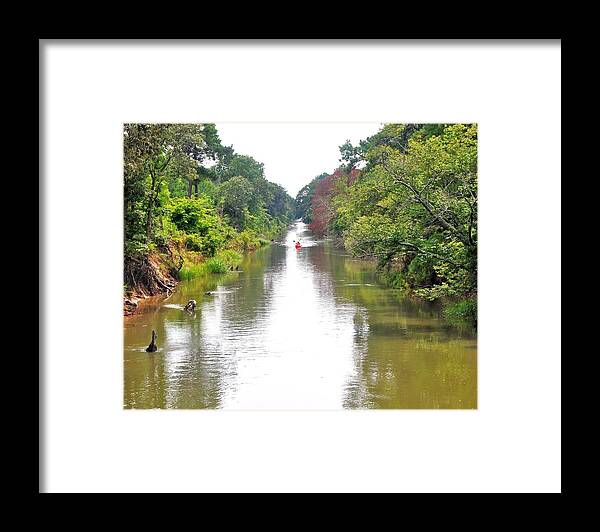 Assawoman Canal Framed Print featuring the photograph Assawoman Canal - Delaware by Kim Bemis
