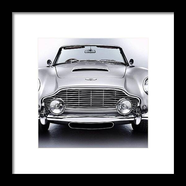 Car Framed Print featuring the photograph Aston-martin Db-5
#classic #british by Zipquote Com