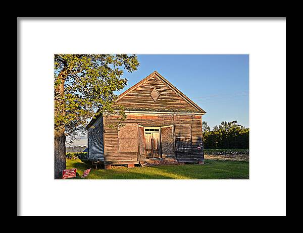 Store Framed Print featuring the photograph At Evening by Linda Brown