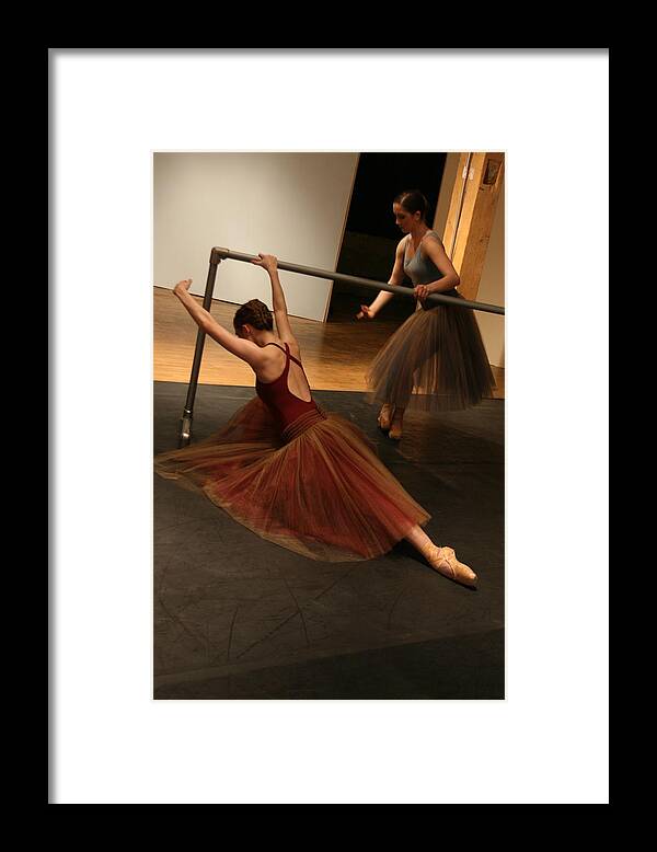 Ballet Framed Print featuring the photograph At the Barre by Kate Purdy