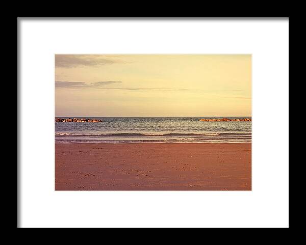 Italy Framed Print featuring the photograph At the beach by AM FineArtPrints