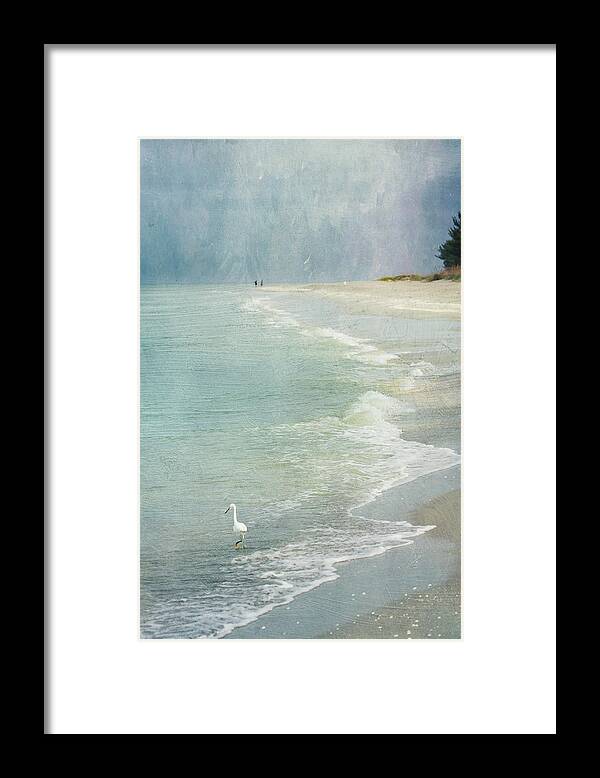 Seascape Framed Print featuring the photograph At the Beach - Captiva Island by Kim Hojnacki