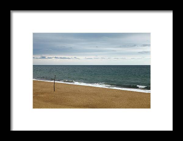 Tranquility Framed Print featuring the photograph Atlantic Ocean Seascape by John E. Kelly