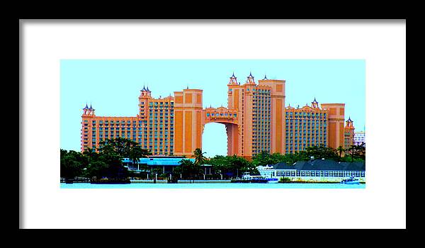 Bahamas Framed Print featuring the photograph Atlantis Bahamas by Randall Weidner