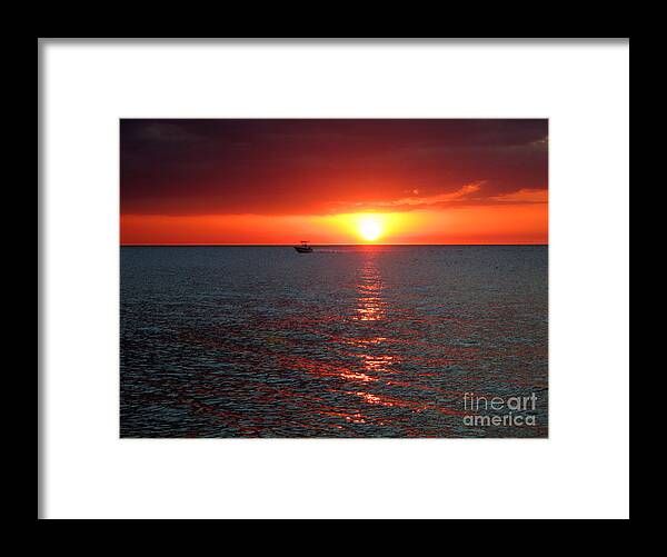 Sunset Framed Print featuring the photograph Atomic Sunset by Patricia Januszkiewicz