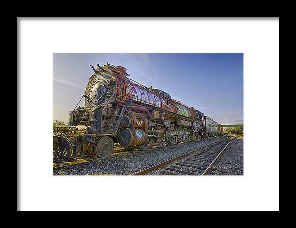 5021 Framed Print featuring the photograph Atsf 2 10 4 5021 by Jim Thompson