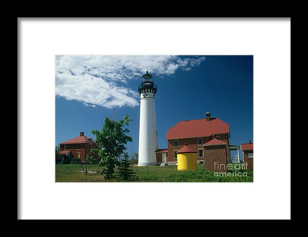 Lighthouse Framed Print featuring the photograph Au Sable Point Light, Mi by Bruce Roberts