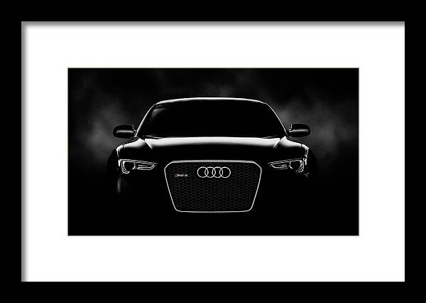 Audi Framed Print featuring the digital art Audi RS5 by Douglas Pittman