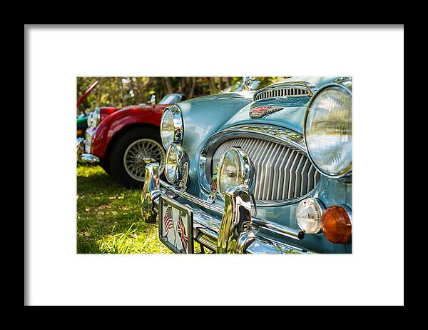 1960s Framed Print featuring the photograph Austin Healey by Raul Rodriguez
