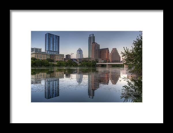 Austin Framed Print featuring the photograph Austin Skyline 1 by Paul Huchton