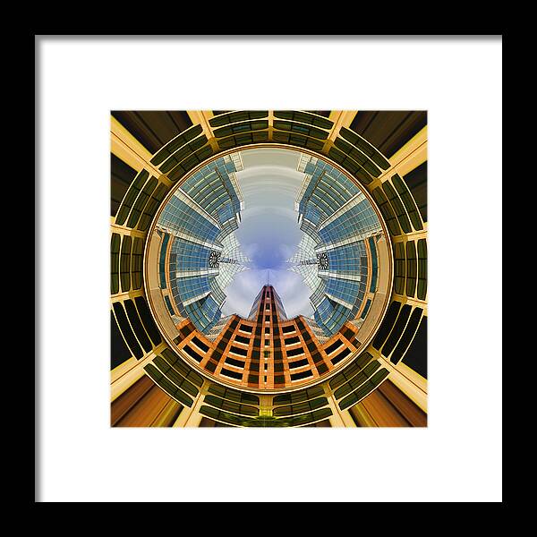 Austin Framed Print featuring the photograph Austin Speaks In The Round by Wendy J St Christopher