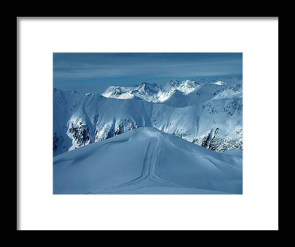 Colette Framed Print featuring the photograph Austria Mountain Ischgl by Colette V Hera Guggenheim