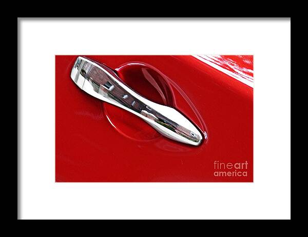 Automobile Framed Print featuring the photograph Auto Detail 10 by Sarah Loft