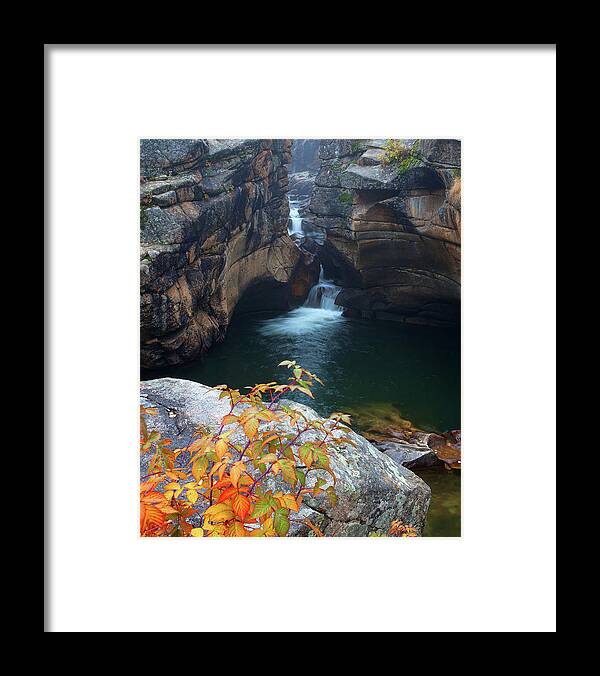 Autumn Colors Framed Print featuring the photograph Autumn at the Grotto by Jim Garrison