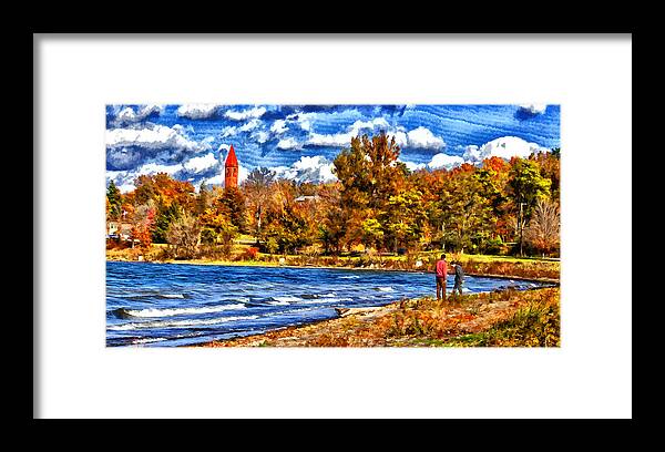 Wells College Framed Print featuring the photograph Autumn at Wells by Monroe Payne