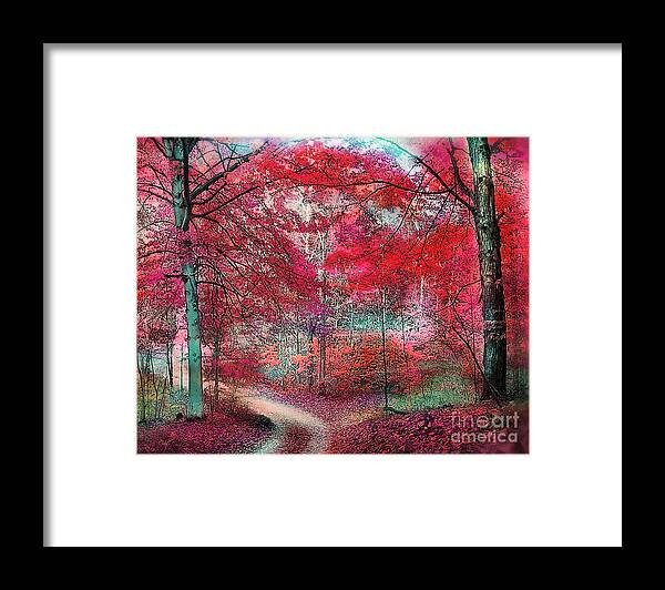 Autumn Photography Framed Print featuring the photograph Autumn Beeches by Gina Signore