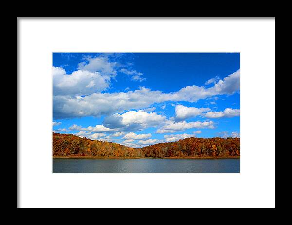 Autumn Landscape Framed Print featuring the photograph Autumn Bliss by Lorna Rose Marie Mills DBA Lorna Rogers Photography