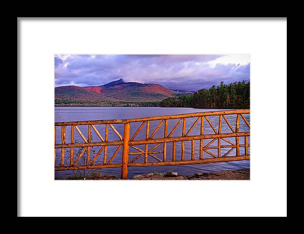 Chocorua Lake Framed Print featuring the photograph Autumn Chocorua by Jeff Sinon