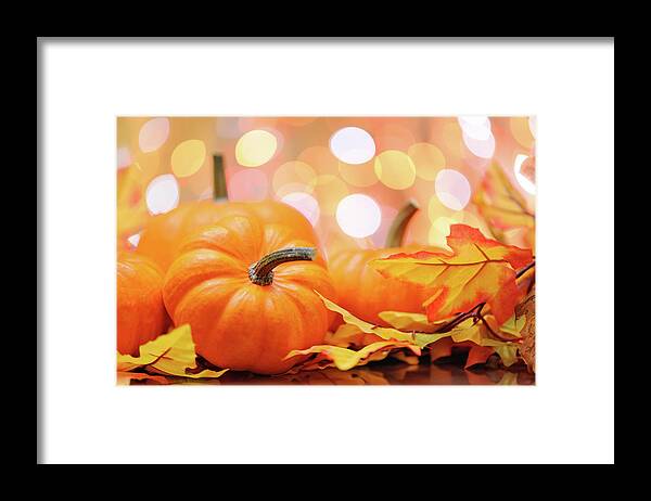 Event Framed Print featuring the photograph Autumn Decoration by Moncherie