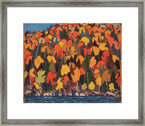 Tom Thomson Autumn Foliage Canvas Print
