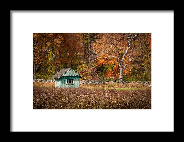 Autumn Framed Print featuring the photograph Autumn Getaway by Frank Mari