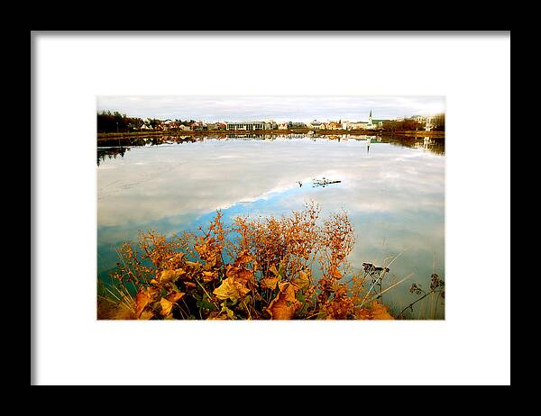 Reykjavik City Framed Print featuring the photograph Autumn Ice by HweeYen Ong
