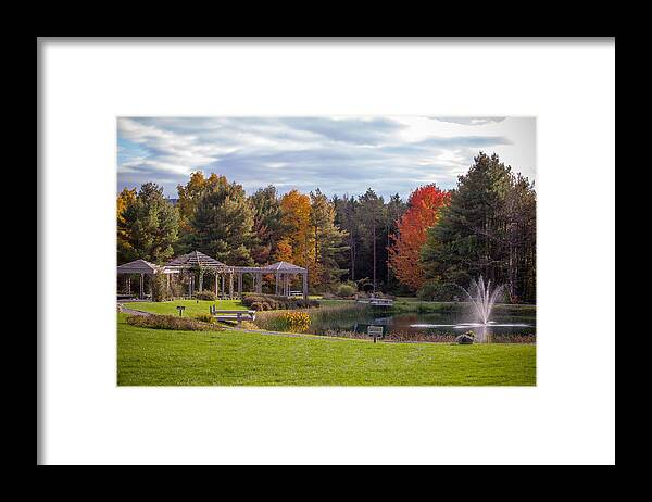Autumn Framed Print featuring the photograph Autumn in New York by Monroe Payne