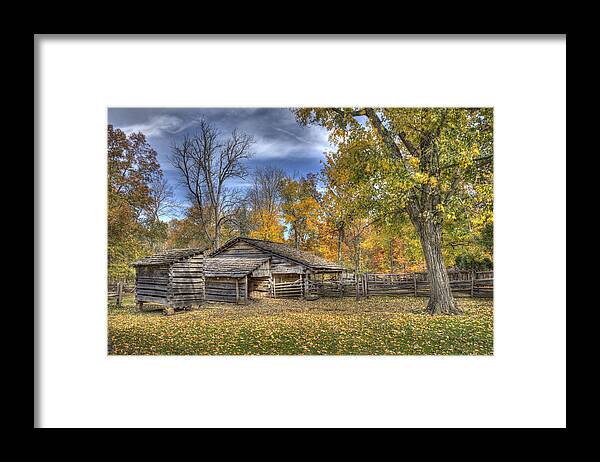 Hdr Framed Print featuring the photograph Autumn in Southern Indiana by Wendell Thompson