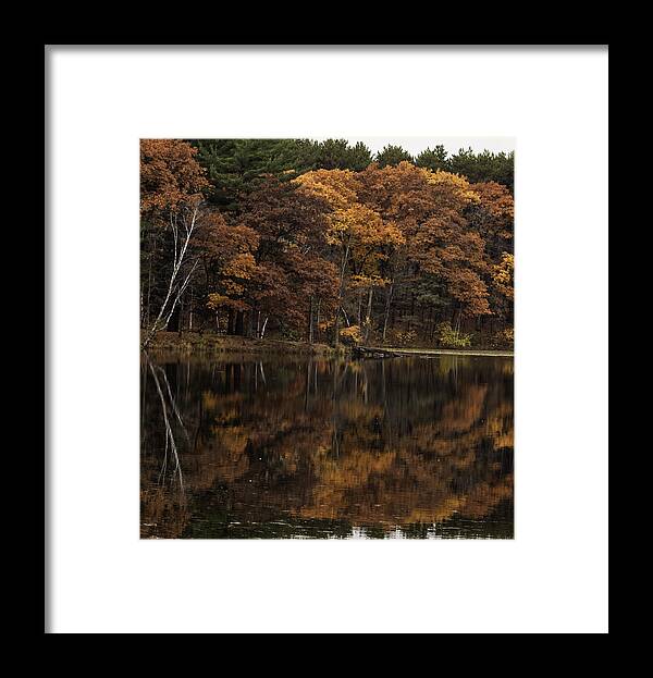 Autumn Framed Print featuring the photograph Autumn On the Point by Thomas Young