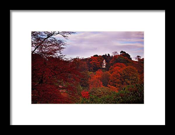 Paogoda Framed Print featuring the photograph Autumn Pagoda by B Cash