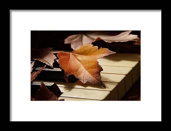 Autumn Framed Print featuring the photograph Autumn Piano 13 by Mick Anderson