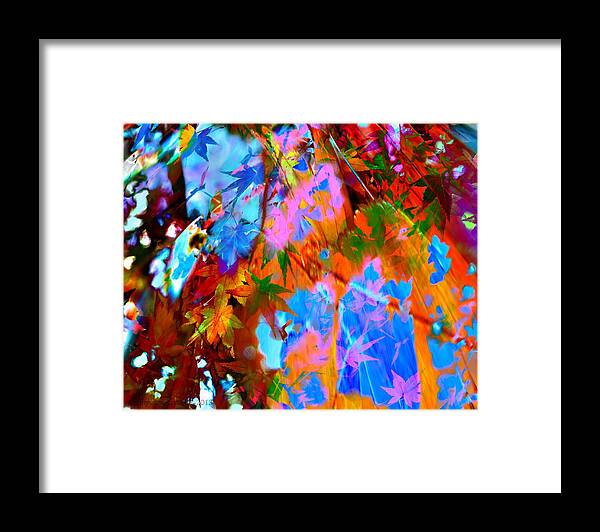 Autumn Framed Print featuring the digital art Autumn Splendour by Mimulux Patricia No