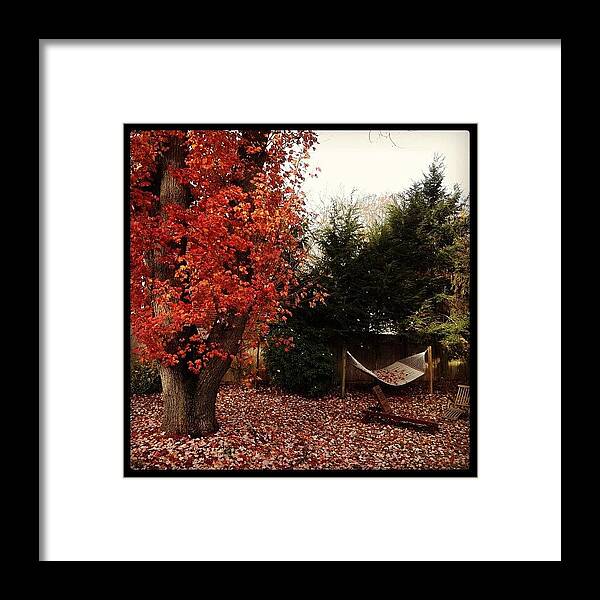 Love Framed Print featuring the photograph Autumn Up North, #love 🍂💛🍁 by Stephanie Koch