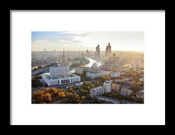 Outdoors Framed Print featuring the photograph Autumn View Of Moscow by 2013 © Sergey Alimov