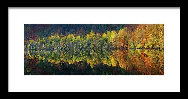 Autumn Framed Print featuring the photograph Autumnal Silence by Burger Jochen