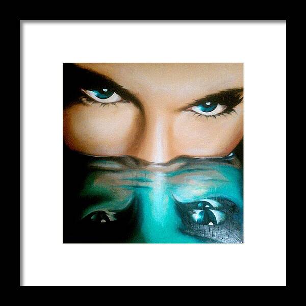  Framed Print featuring the painting Avatar by Robyn Chance