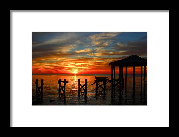 Sunrise Framed Print featuring the photograph Awoke and saw his glory. by Brian Wright