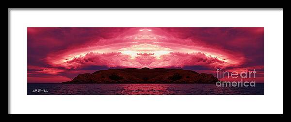 Sunsets Framed Print featuring the photograph Awsome Sunset by Geoff Childs