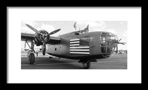 2013 Framed Print featuring the photograph B-24 Liberator by Alan Marlowe