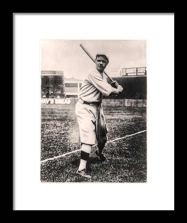 Babe Ruth Framed Print featuring the photograph Babe Ruth by Bill Cannon