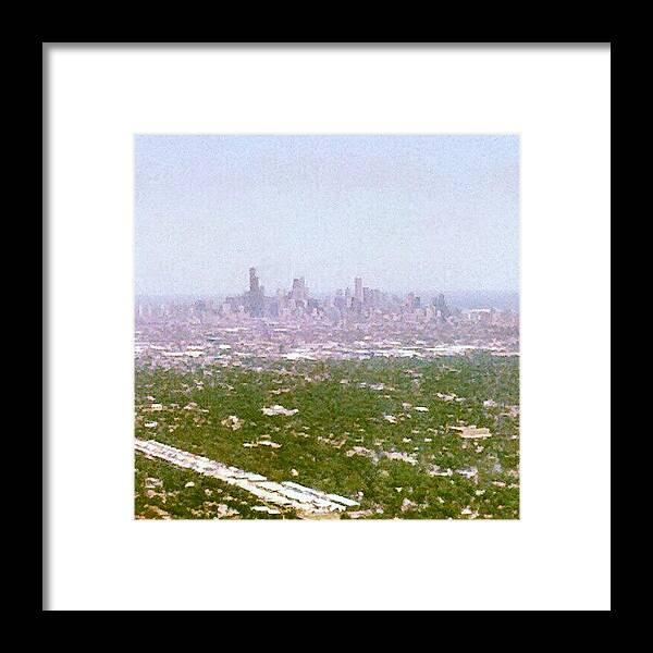 Chicago Framed Print featuring the photograph Back In My City by Jill Tuinier