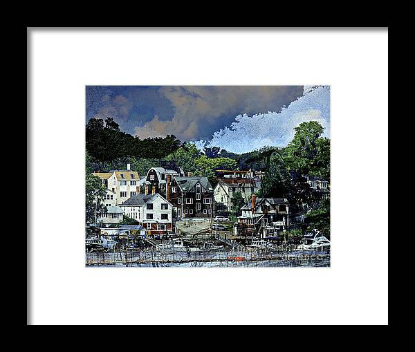 Architecture Framed Print featuring the photograph Badger Island by Marcia Lee Jones