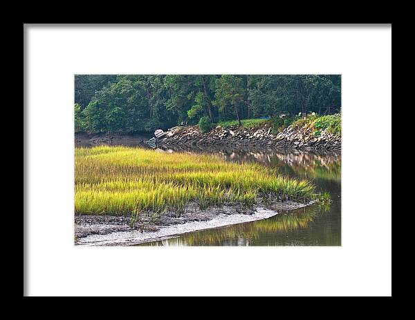 Marsh Framed Print featuring the photograph Bait Shop Bluff by Scott Hansen
