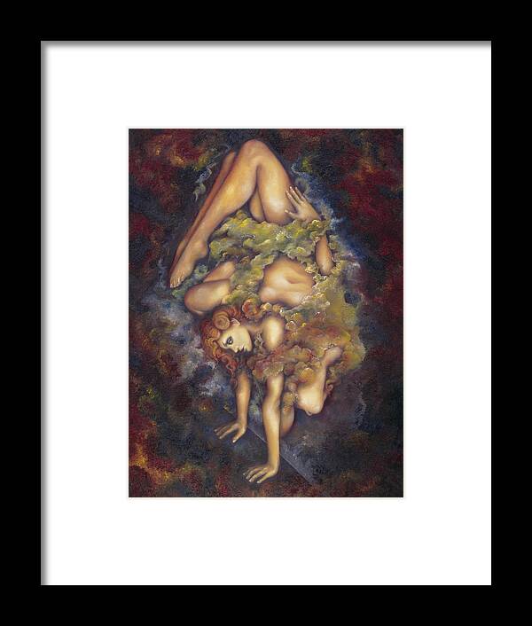 Contortionist Framed Print featuring the painting Balance by Stephanie Broker