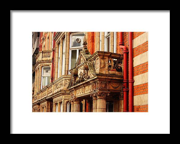 Balcony Framed Print featuring the photograph Balcony on Surrey Street by Nicky Jameson
