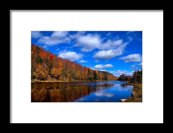 Adirondack's Framed Print featuring the photograph Bald Mountain Pond in Autumn by David Patterson
