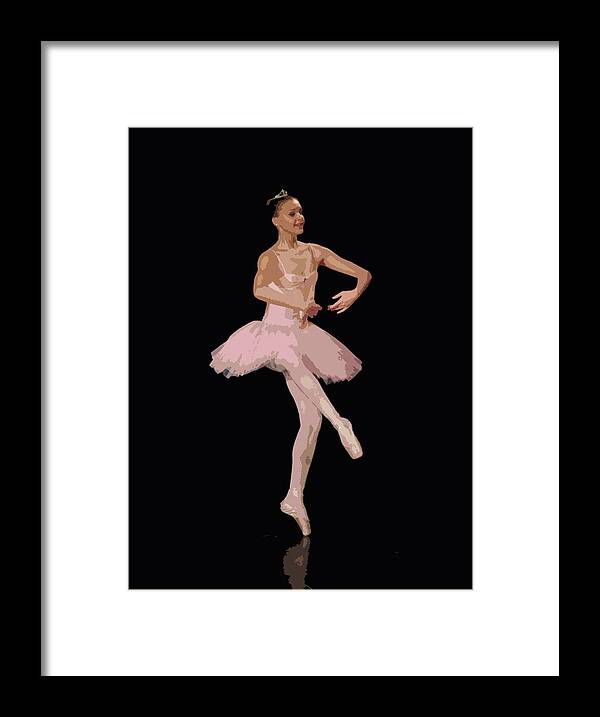 Finland Framed Print featuring the photograph Ballerina Warhol style by Jouko Lehto