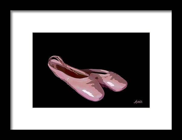 Ballet Shoes Framed Print featuring the photograph Ballet Shoes by Michelle Constantine