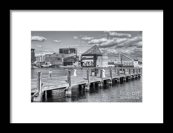 Clarence Holmes Framed Print featuring the photograph Baltimore Inner Harbor Skyline VI by Clarence Holmes