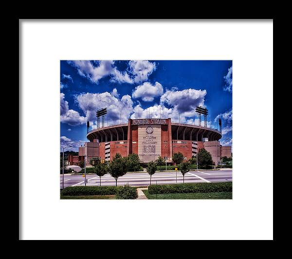 Baltimore Framed Print featuring the photograph Baltimore Memorial Stadium 1960s by Mountain Dreams